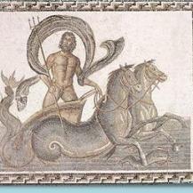 Nuptuno, mosaico del siglo III d.C. Tunisia