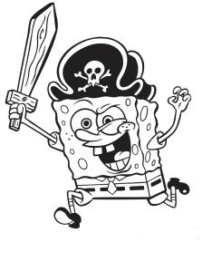 imagenes-para-colorear-de-bob-esponja-bob-esponja-pirata